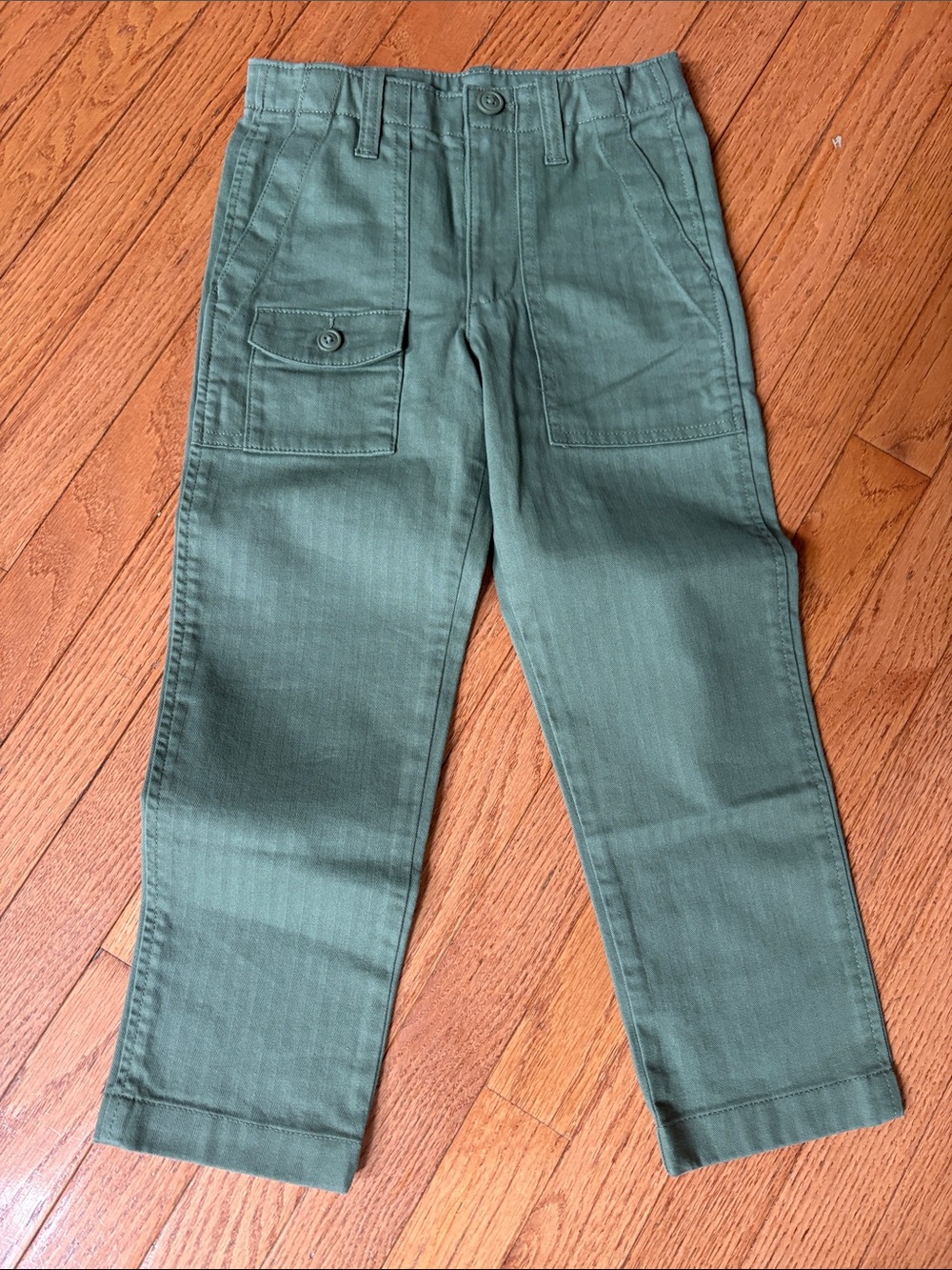 Crewcuts Olive Green Utility Pants